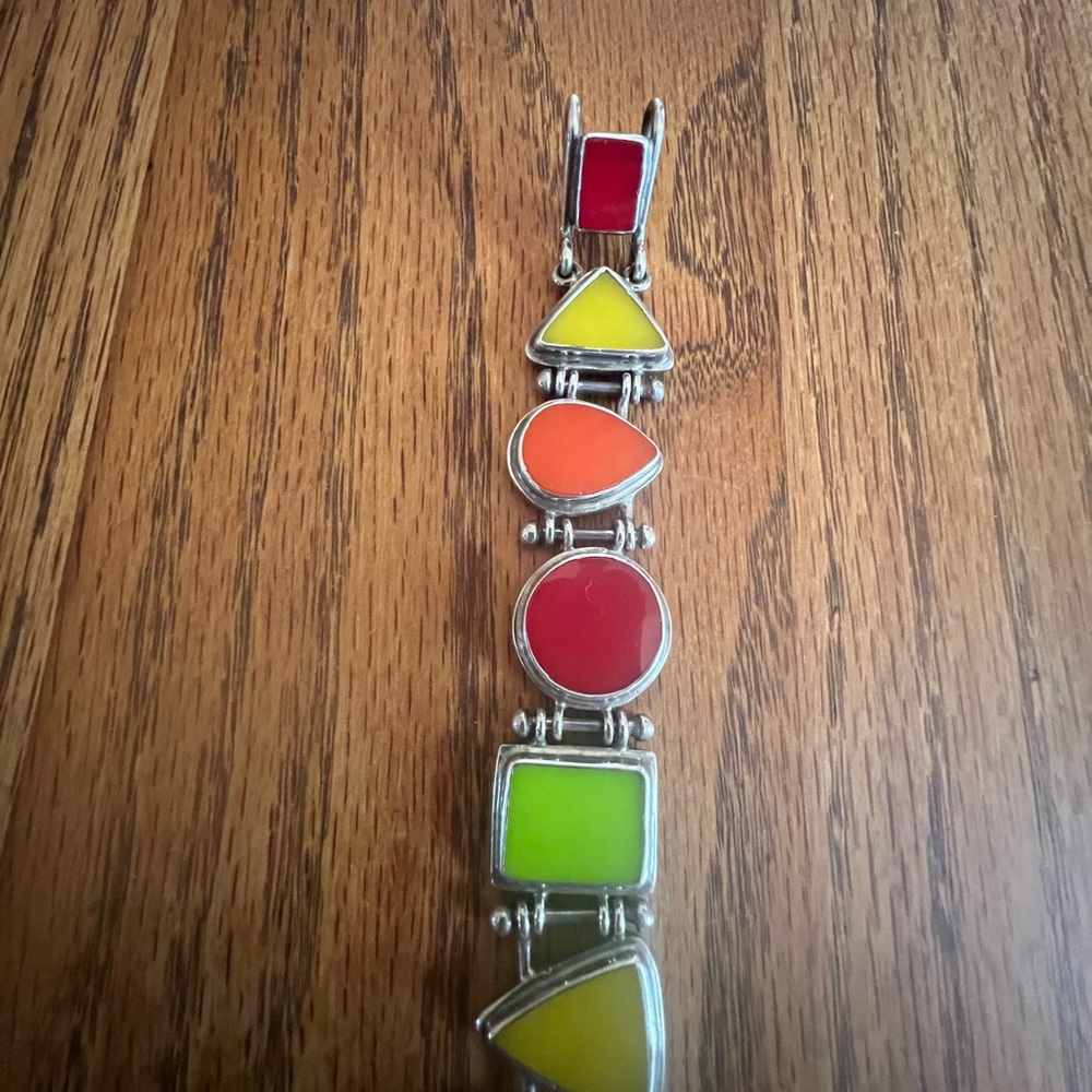 NEW Vintage Set Jessica Lee Designs 925 Bracelet and Earrings - Picture 3 of 8